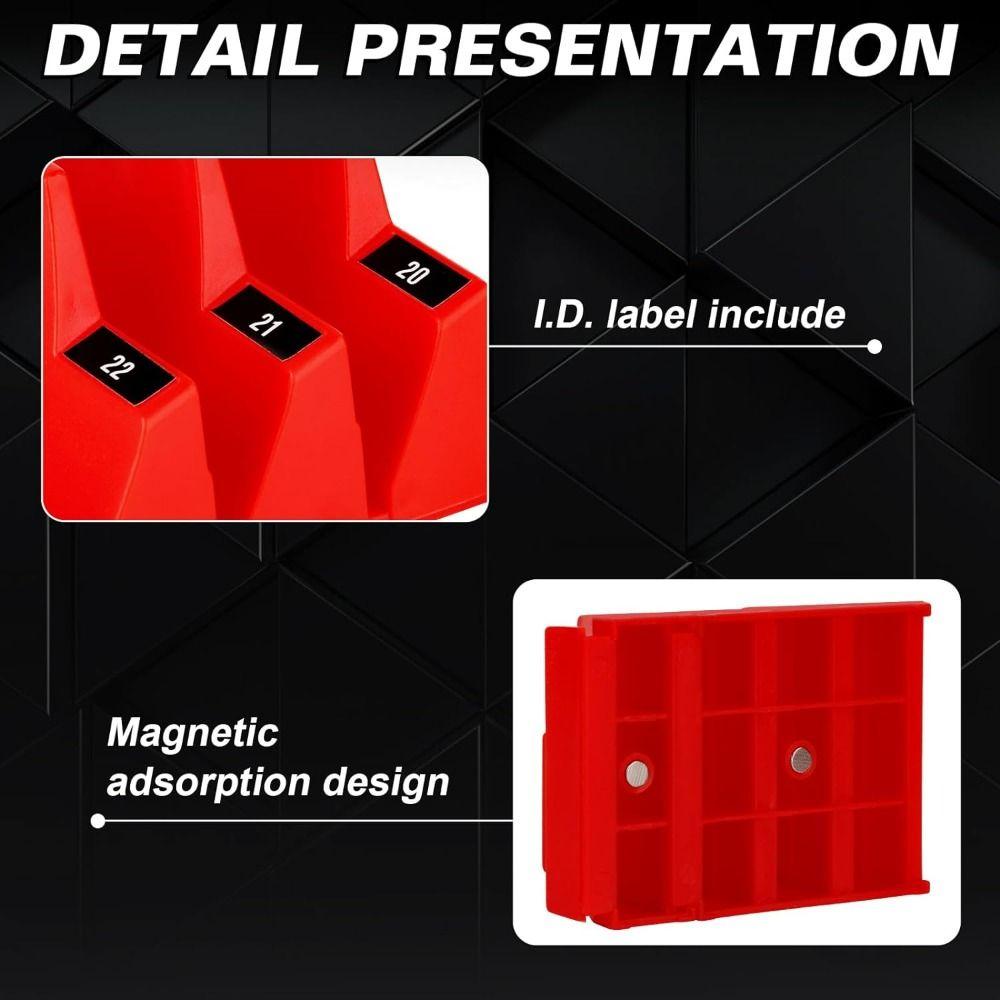 Quickly Retrieve Your Tools Wrench Organizer Wrench Rail Set  Tool Drawer Organization