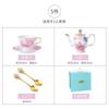 British Bone China Coffee Cup Set High Value Afternoon Tea Set Light Luxury Ceramic Household Tea Cup High-End Gift Box