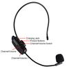 Voice Amplifier Anti-interference Independent Frequency Band Plug And Play Wireless Microphone Radio Headset for Outdoor