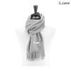 Elkate Women's Muffler LDRM010 Plain Solid Wool Scarf