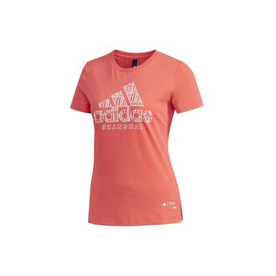 Kc Tee Bc Bj Logo Printed Breathable Short Sleeve T-Shirt Women Tops Orange FJ0152