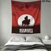 RDR2 Wall Hanging Printed Fabric Blanket Decorative Tapestries for Bedroom Living Room Home Decor