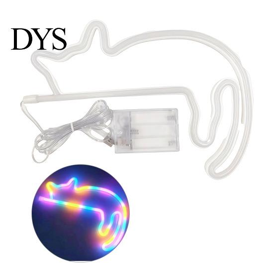 Pet Shop Decorative Sign Cat LED Neon Wall Sconce for Bedroom Decor, Cute Cartoon Animal Lamp Light, Energy Saving Living Room And Party Atmosphere