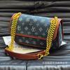 Denim bag women's summer 2025 new fashion niche design messenger bag high-end chain shoulder small square bag