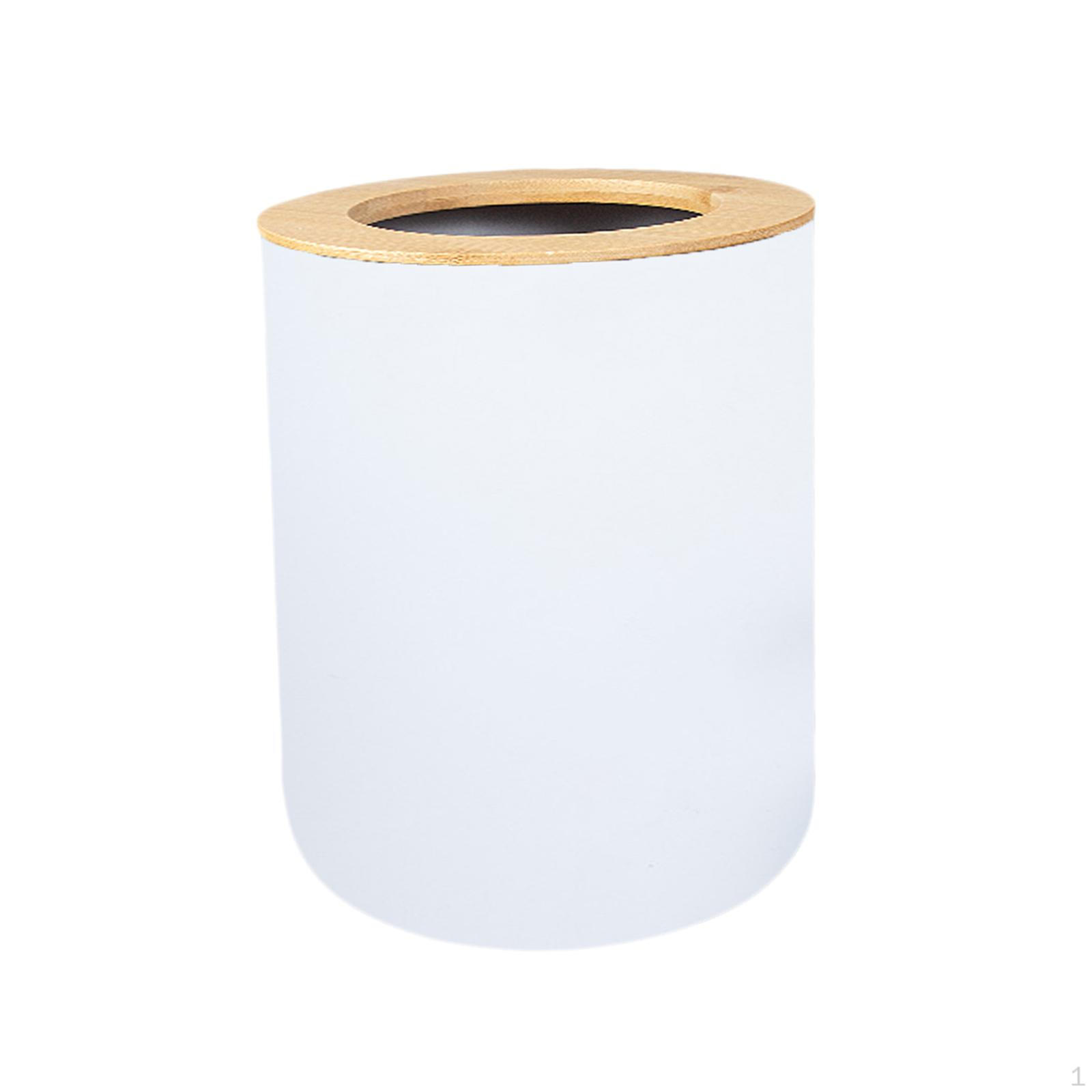 

Bathroom Accessories Trash Can Fashionable Easily Clean, Small Wastebasket Bin for білий