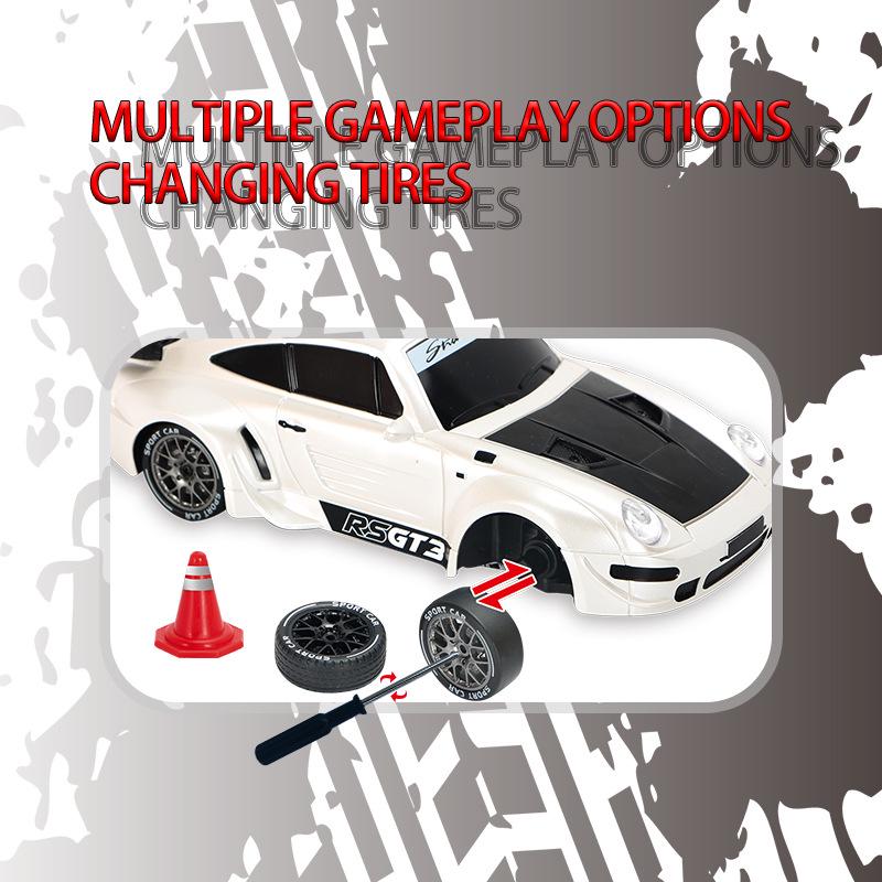 High-Speed RC Drift Car: Rechargeable Electric Toy with Four-Wheel Drive for Kids