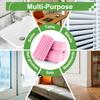 4pcs Damp Clean Duster Sponge Home Car Wet Cleaning Sponge Duster Reusable Detailing Wash Brush Auto Cleaning Accessories