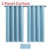 Contemporary Solid Color Curtains With Heavy Light Blockage For Bedroom And Lounge