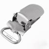 20pcs Rugged Fasteners Metal Suspenders Clips Silver Metal Adjustable Fastener  Accessory
