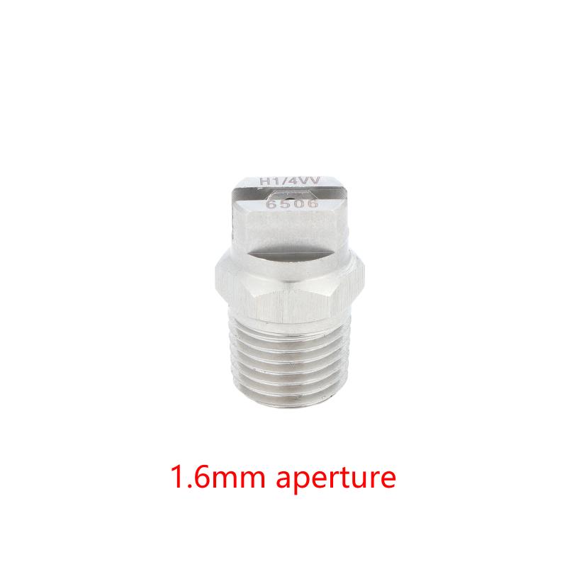 Easy to Install 1/8" 1/4" HVV/HU 304 Stainless Steel Flat Fan Spray Nozzle for Industrial Cleaning Projects