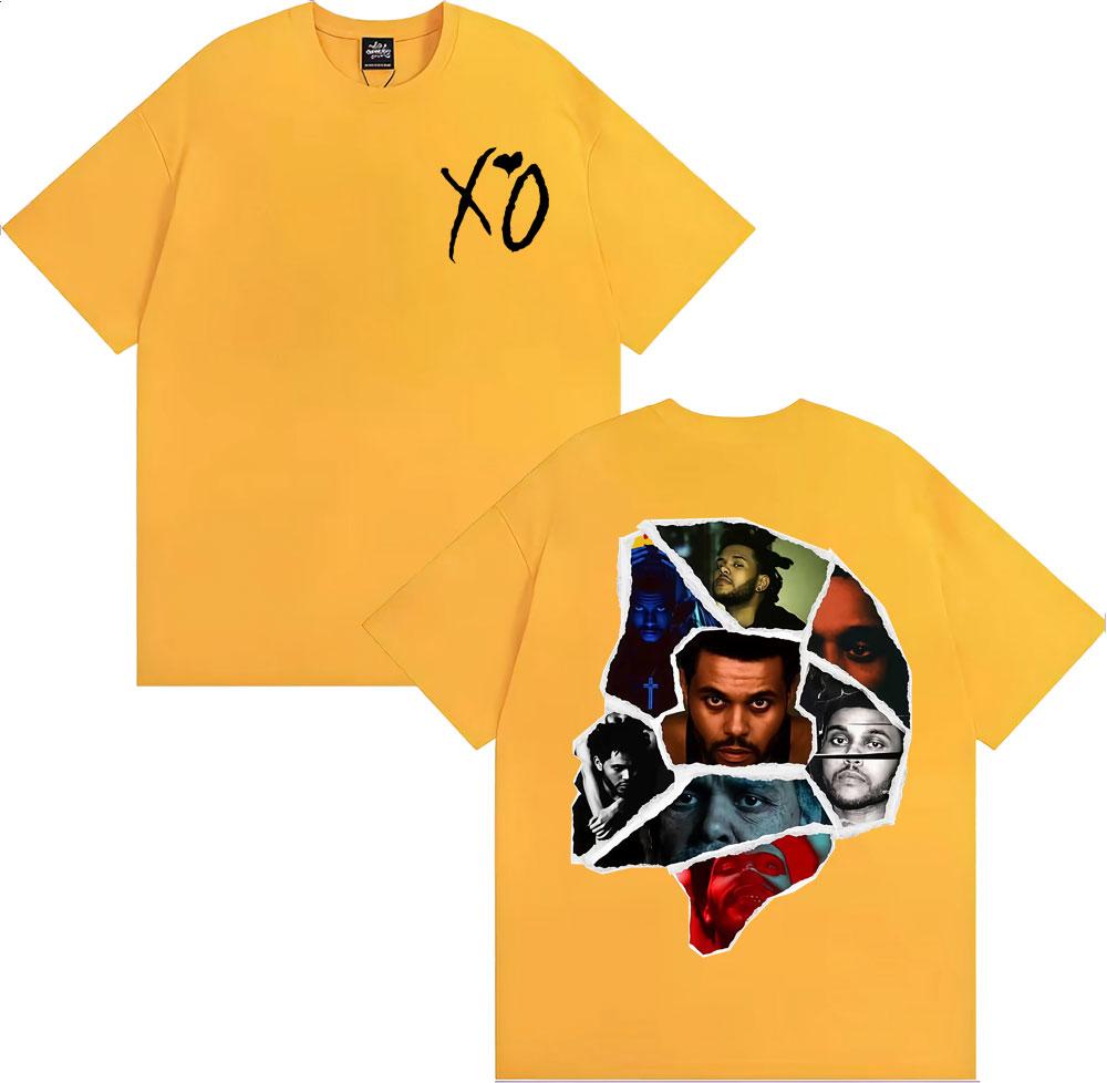 The Weeknd After Hours Til Dawn Album Cover Tshirts Unisex Women Harajuku Hip Hop High Street T Shirt Casual ONeck Cotton Tshirt