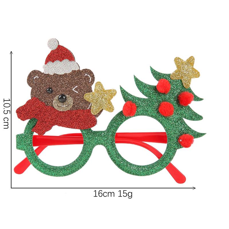 Festive Headband Eyeglass Frames: Christmas, Halloween, Valentine's Day & Party Glasses with Santa Claus Design