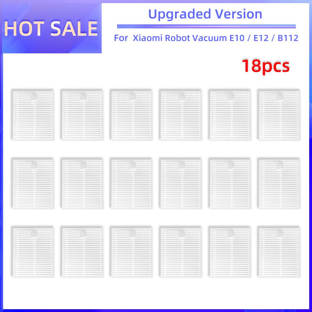For Xiaomi Robot Vacuum E10, E10C, E12, B112 Replacement Parts Side Brush Hepa Filter Mop Rag Spare Parts Accessories