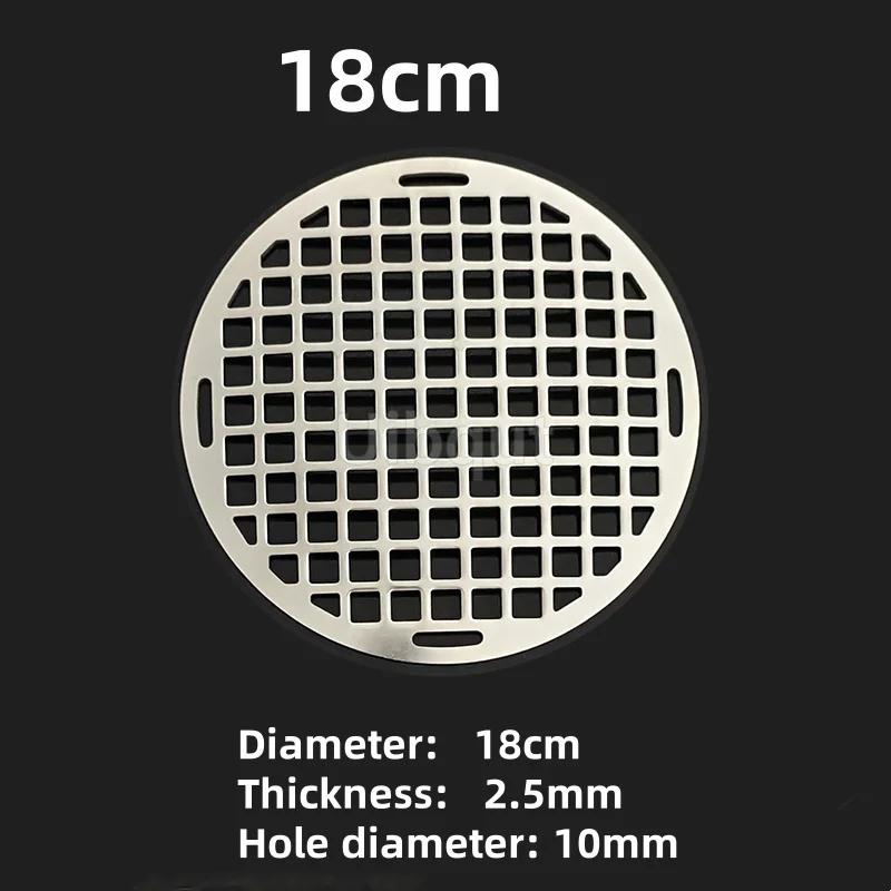 15 To 60cm Smooth Barbecue Round Cooling Baking Rack 304 Stainless Steel Wire Oven Grill  Sheet Circular BBQ Net Baking Grill