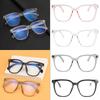 1PC New Women Men Oversized Anti Blue Light Glasses Transparent Frame Motorcycle Goggles Fashion Eyeglasses Anti Radiation Glass
