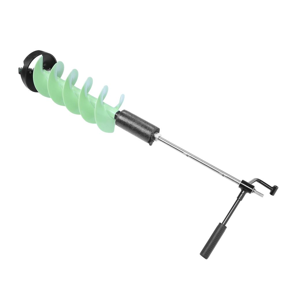 Ice Drill Auger 8in Diameter 28in Length Nylon Ice Drilling Auger with 70cm Extension Rod for