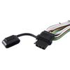 4 Way Trailer Wiring Harness Connector Plug 56471 118867 Parts Accessories For Ford Bronco W/O LED Taillights 2021-2023