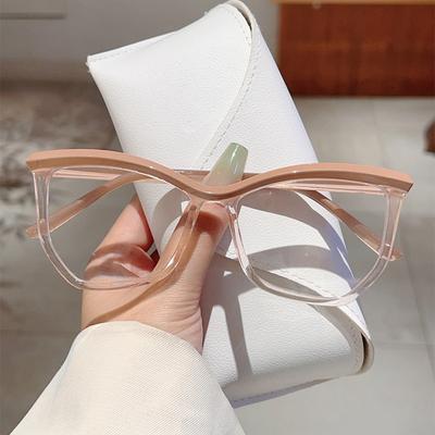 Classic Anti Blue Light Prescription Elegant Cat Eye Eyeglasses Ladies For Female Luxury Designer Style Style Myopia Optical Eyewear Spectacle