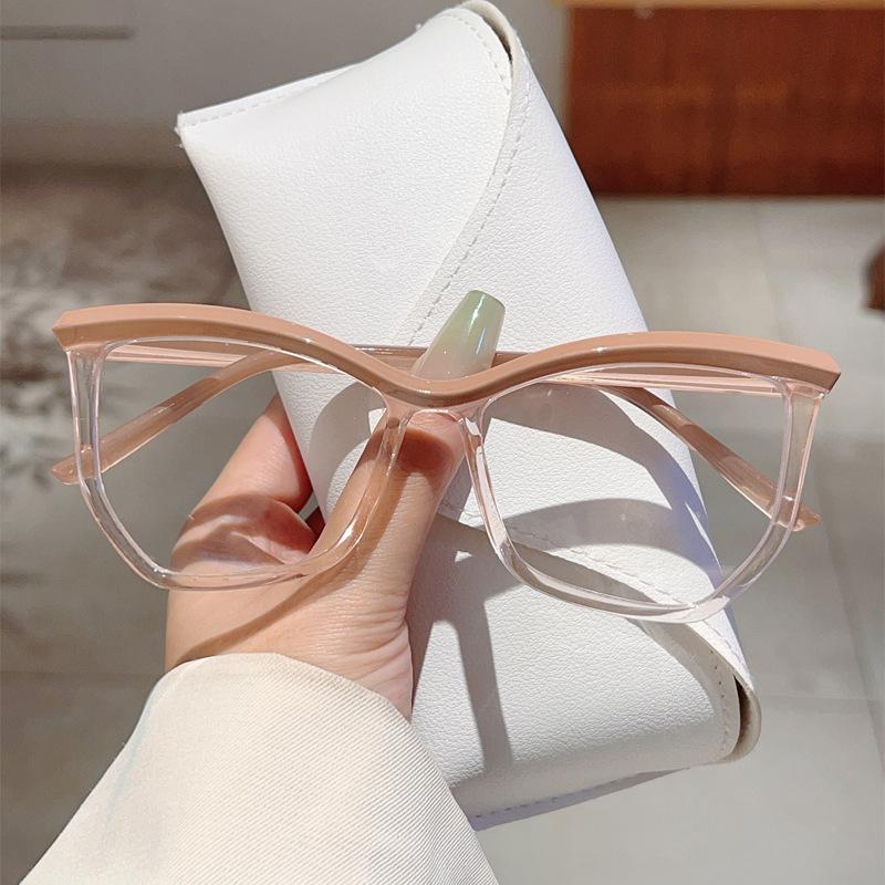 Vintage Anti-Blaulicht Optische Sexy Katzenaugenbrille für Damen Weiblich Luxusmarke Designer Brillenrahmen