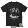 Black Cat Bakery Biscuits Made Daily Cat Lover Art T-Shirt