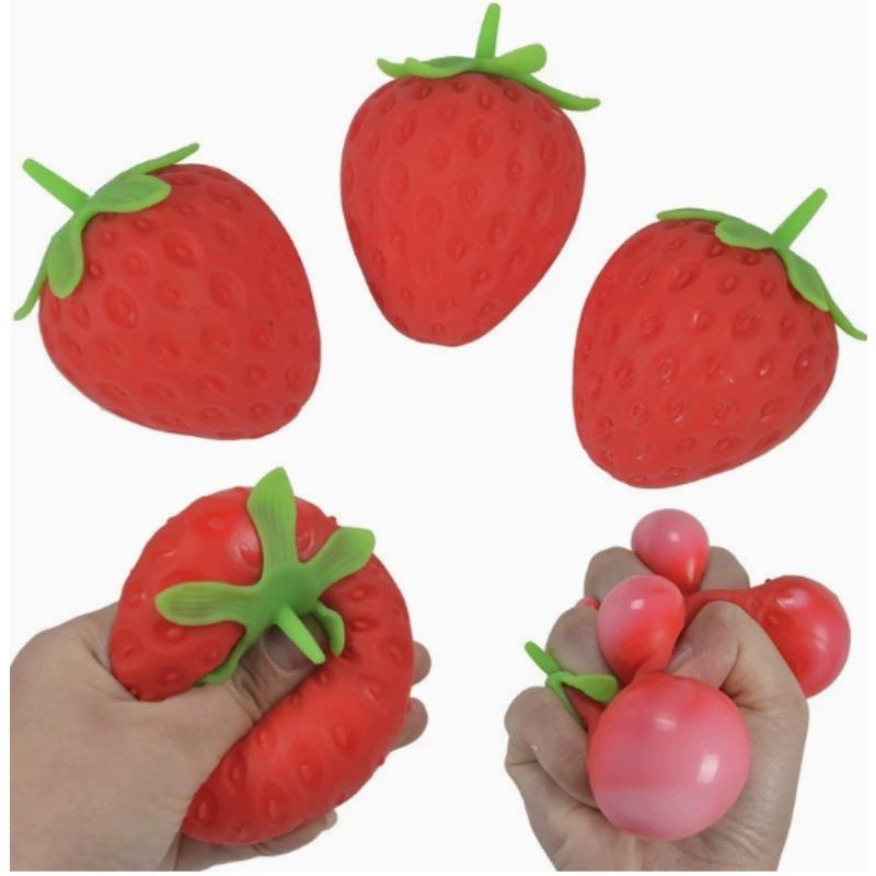 Super Strawberry Anti-Stress Toys, Slowly Rising, Adult Toys, Sensory Toys To Relieve Stress, Anti-Stress Balls Sensory Toys