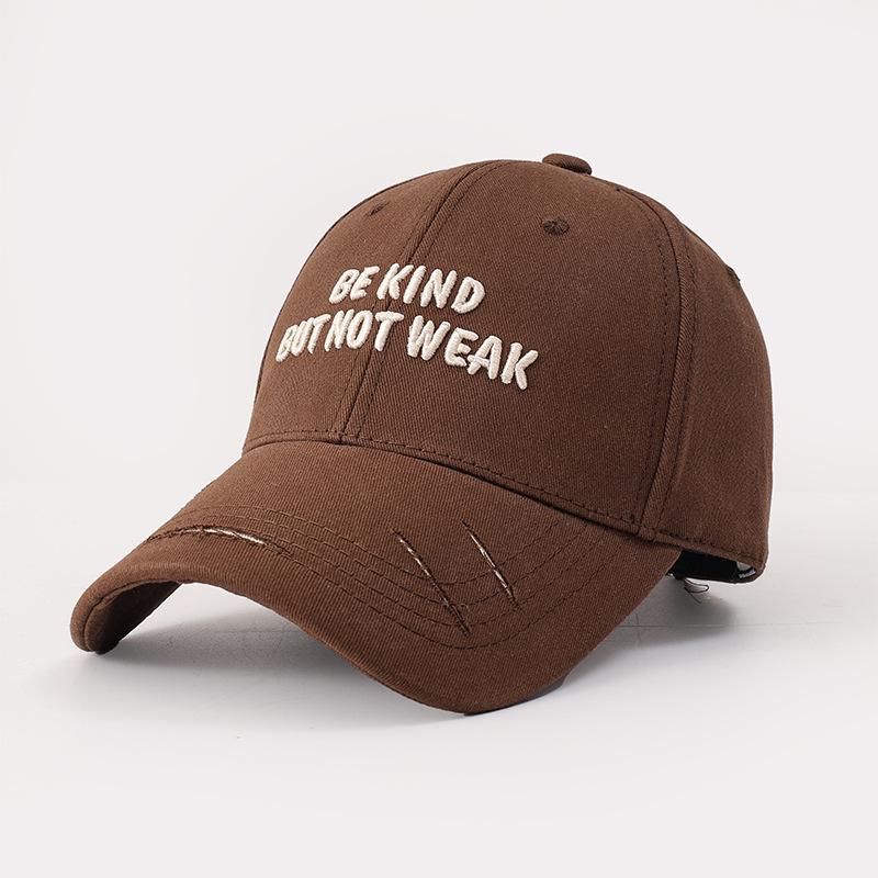 Fashion Versatile Letter Embroidery Baseball Cap American Casual Face Small Sun Hat Spring and Summer Outdoor Sports Cap