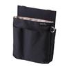 Slim Stationery Apron Bag, Black