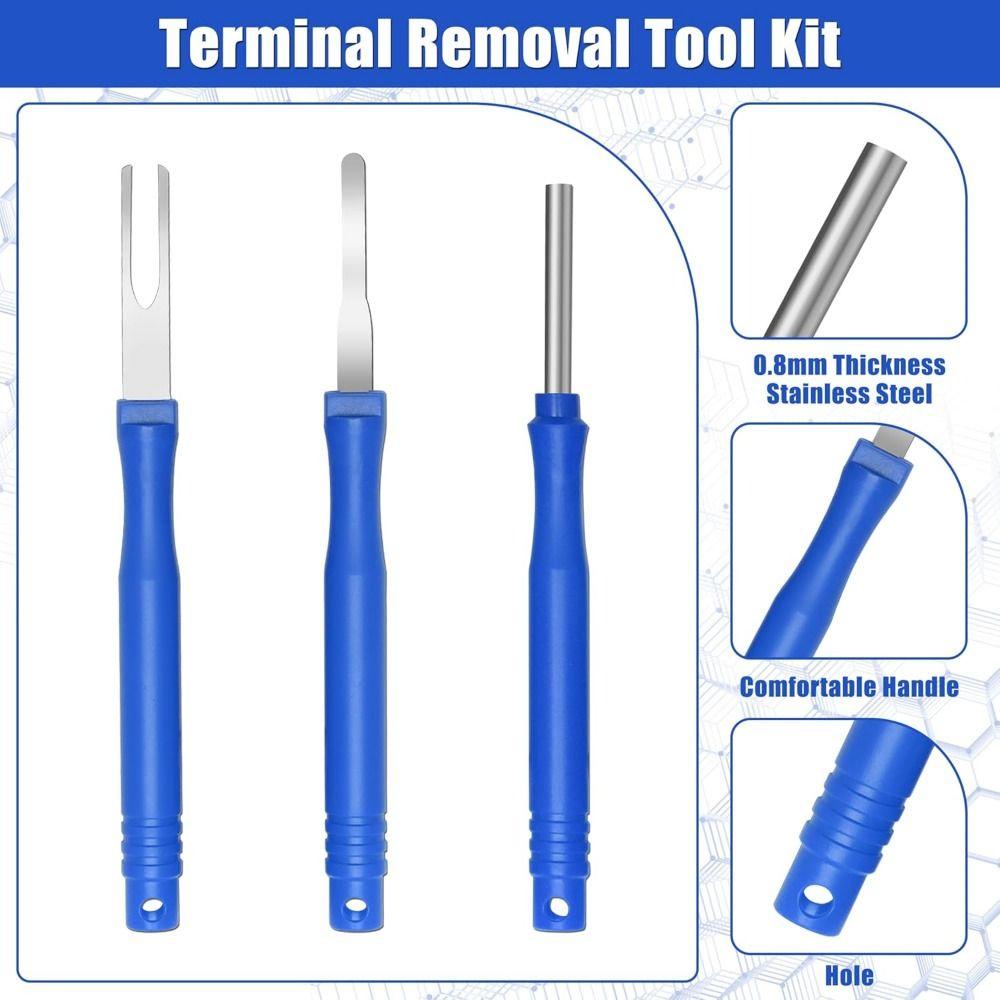 Kit de Herramientas Manuales para Extracción de Pines 30 Piezas/set Herramienta Reutilizable para Extracción de Conectores de Pines Kit de Reparación