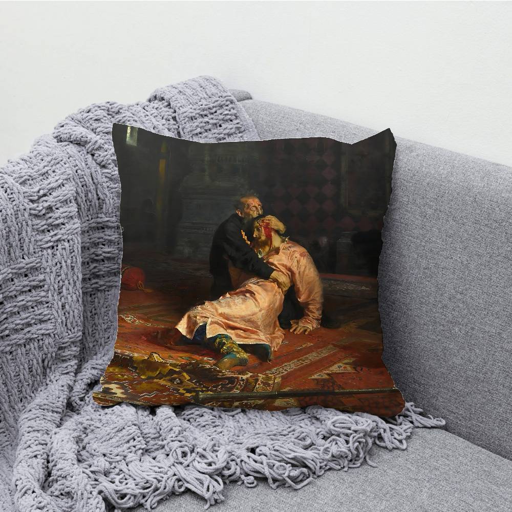 F-Francisco G-Goya Art Throw Pillow Case For 45x45cm 55x55cm 30x30cm Square Car Pillowcase Home Bedchamber Decor Gift