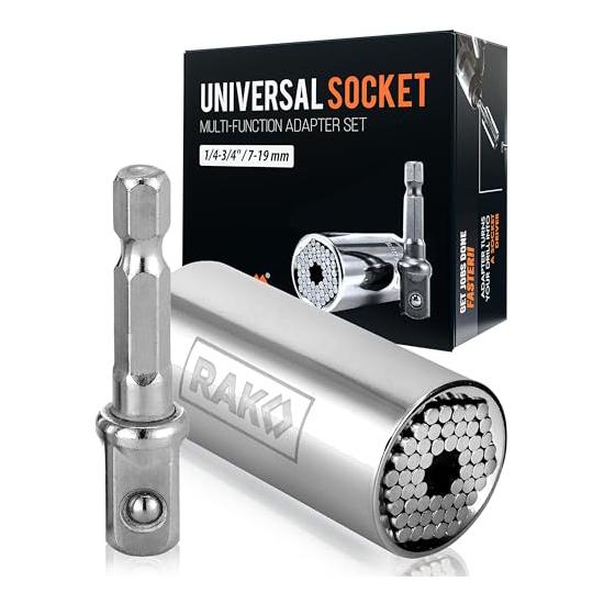 

RAK Super Universal socket Tool, 7-19 mm universal socket Wrench Set, the best gift for men чёрный