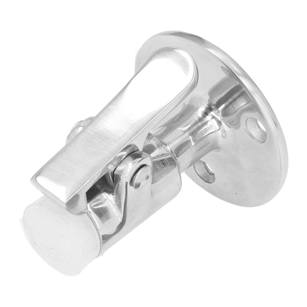 Door Stop Catch Set 316 Stainless Steel Holder Vibration Proof Hardware for Furnitures RVs Yachts