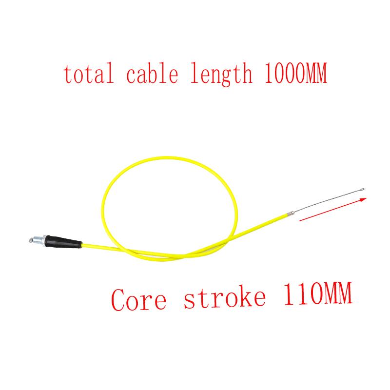 Universal Motorcycle 1000MM/1200MM Straight Head Gas Throttle Cable For SX EXC TC TE KXF CRF YZF WR YZ RM ATV Dirt Pit Bike MX Throttles 2