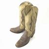 USED/80s-90s USA Vintage Frye Goodyear Welted Pecos Boots 6.5B 24.0 Beige Western Vintage Boots