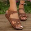 2025 Summer Plus Size Roman Style Women's Wedge Sandals