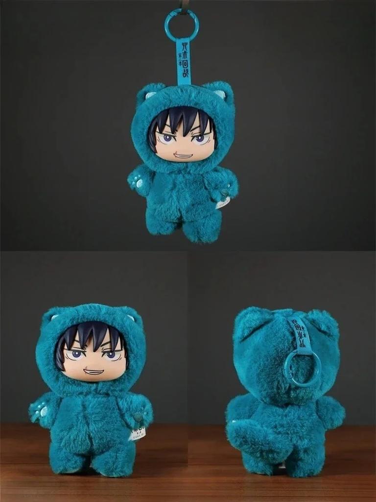 @@~In Stock Genuine Eaki Jujutsu Kaisen Season 2 Cat Park Party Gojo Satoru Blind Box Plush Wrist Bag Pendant Model Collection-%