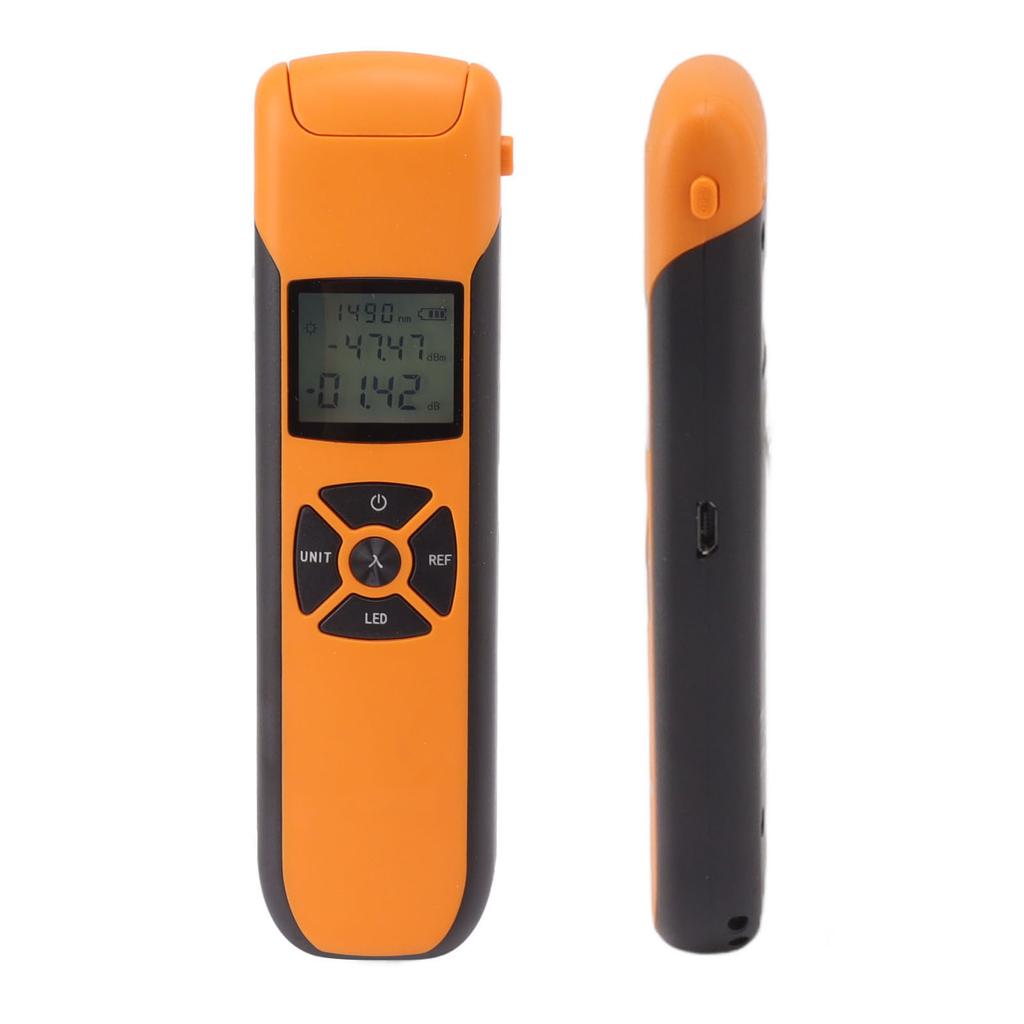 Mini Optical Power Meter High Accuracy Rechargeable Portable Fiber Optic Tester for Industry