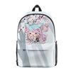Cartoon Youthful Silvervale Vtuber Anime Student School Bags Notebook Backpacks 3D Print Oxford Waterproof Funny Travel Bags