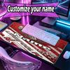 Custom Name Personalized Liverpool Football Club Pattern Mousepad, Laptop PC Desk Mat, Decorative Desk Mat for Home Keyboard Pad Gift