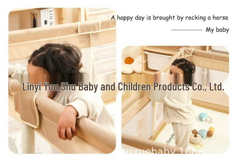 Indoor Baby Playpen & Floor Protection Fence for Small Apartments