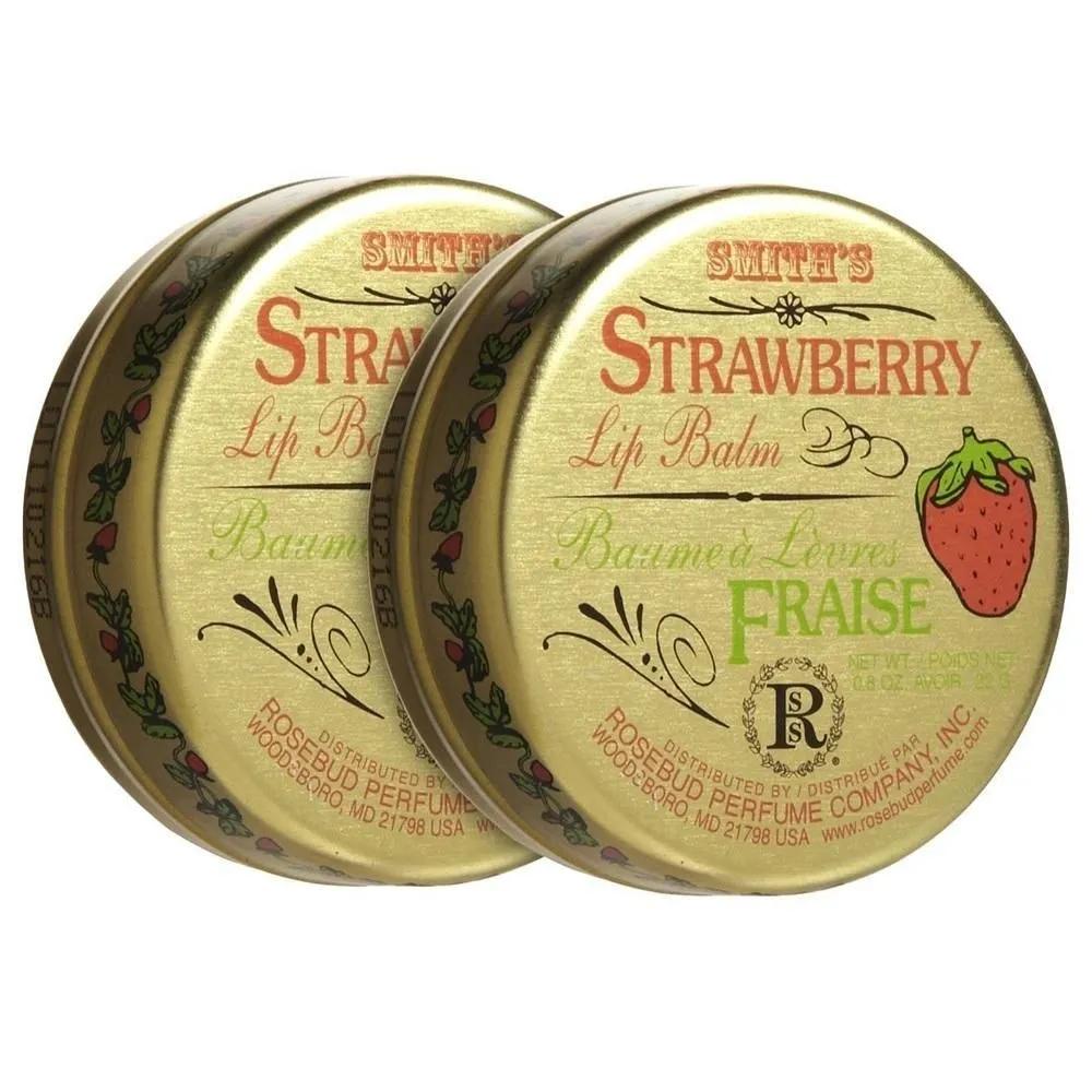 

Rosebud Perfume Company Lip Balm 22g 2 Pack Strawberry Rosebud Perfume Company Co. Lip Balm-Strawberry, 0.8 Ounce