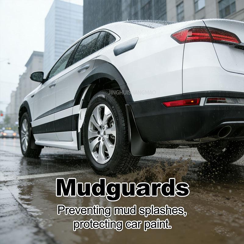 Mud Flaps Set of 4 for Geely Atlas Cool -2024 Car Accessories Fender Splash Guards Mudguard Black Protection Vehicle Decor