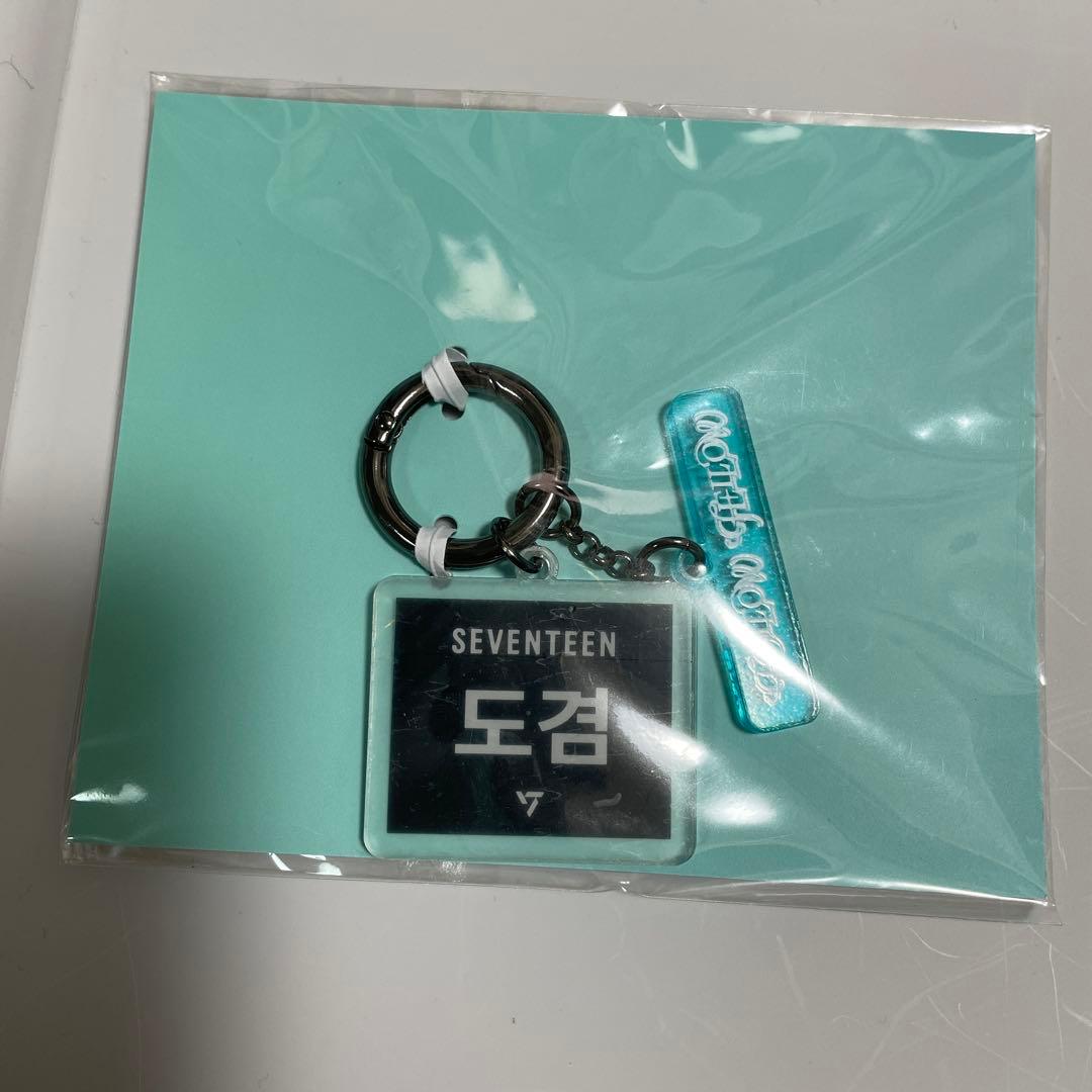 [USED] SEVENTEEN Insight Name Keyring FOLLOW DK