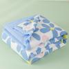 INS Skin-Friendly Washable Cotton Summer Quilt - Brushed Flannel Cooling Blanket for Dorms