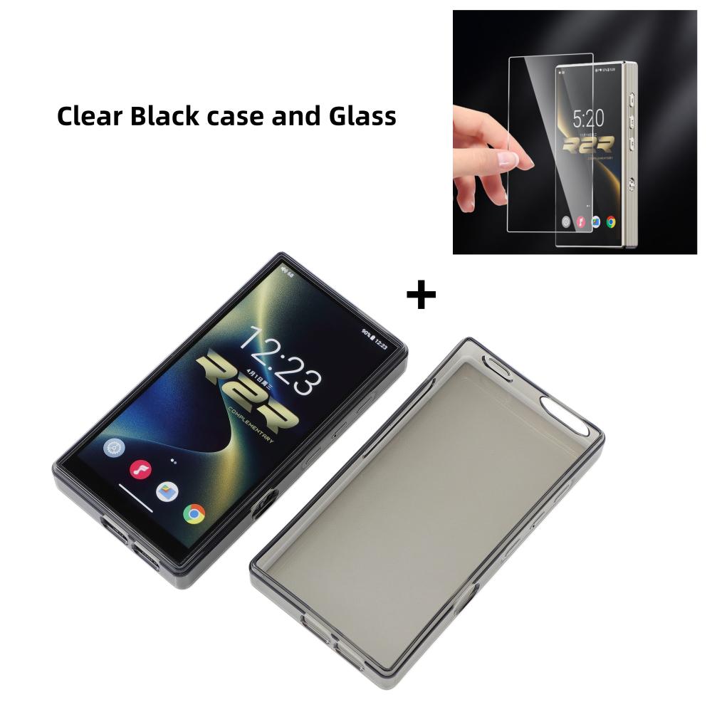Soft Cover Protective Shell Skin Case / Storage Box / Tempered Glass Screen Protector Film for Fiio M33 R2R Music Player