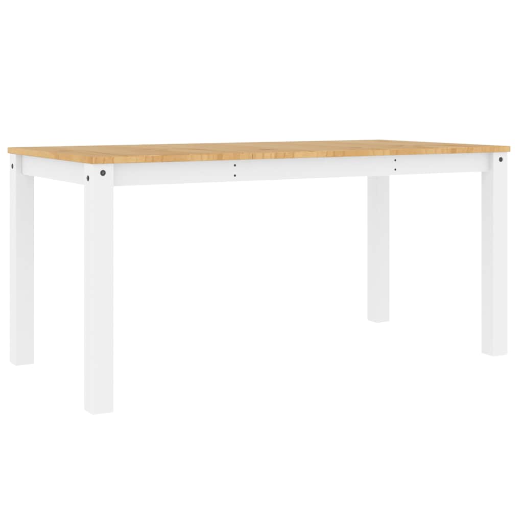 4 Piece Dining Set PANAMA White Solid Pine Wood