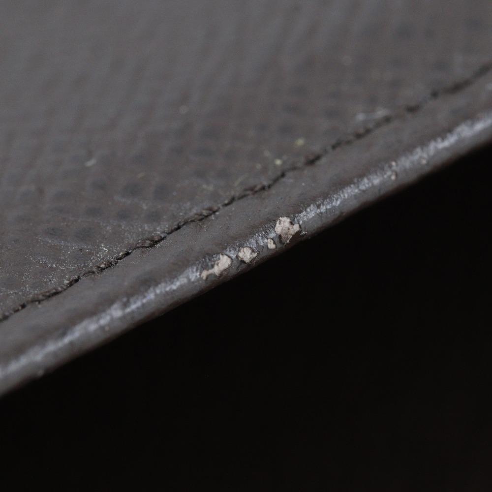 LOUIS VUITTON Porte BilletsCartes Crdit Bi-Fold Wallet N61652 Double Sided Brown Damier canvas unisex Used