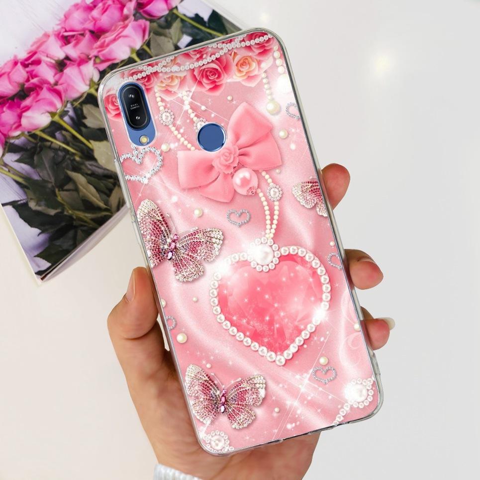 

For Asus Zenfone Max (M2) ZB633KL / Max Pro M2 ZB631KL Case Cartoon Girly Flower Cartoon Design Clear Soft Silicone Back Cover Galaxy J5 2017