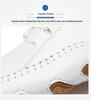 2025 Plus Size Men's White Breathable Driving Loafers - British Style Casual Soft Sole Shoes