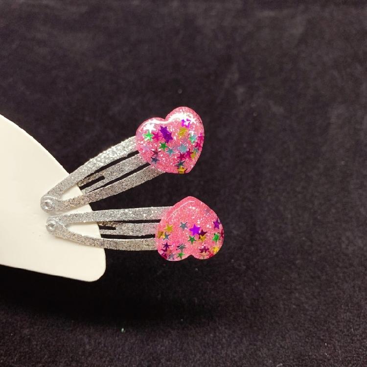 2pcs Hair Clip For Girls Enchanting Flower and Cake Pattern Children's Hair Ornaments Great For Party Hairpiece