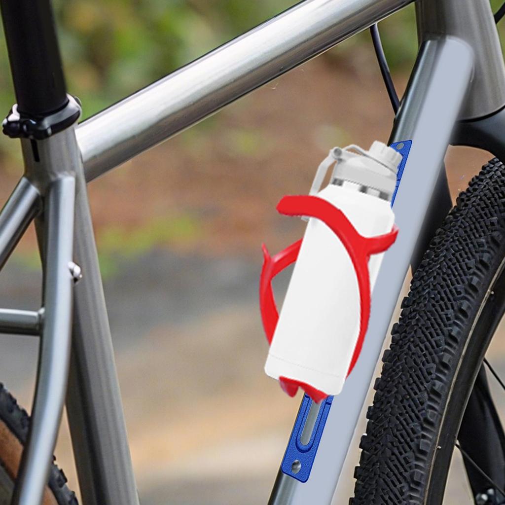 Bike Bottle Holder Adapter Cycling Flask Mount Bracket Adjustable Flask Cage Bracket For Motorcycle Road Cycling Urban Riding